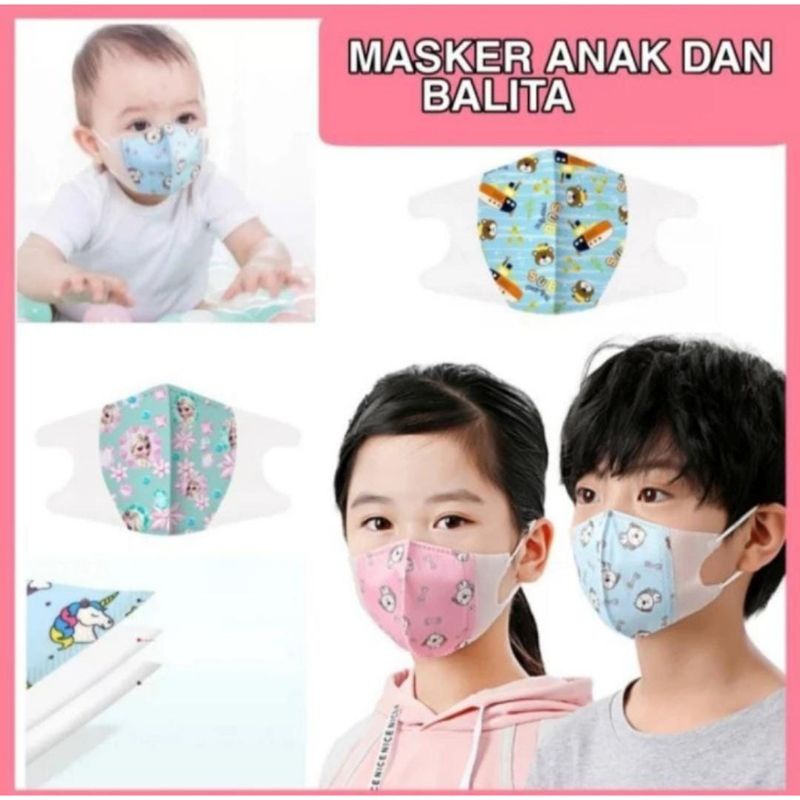 Masker Anak Duckbill Karakter