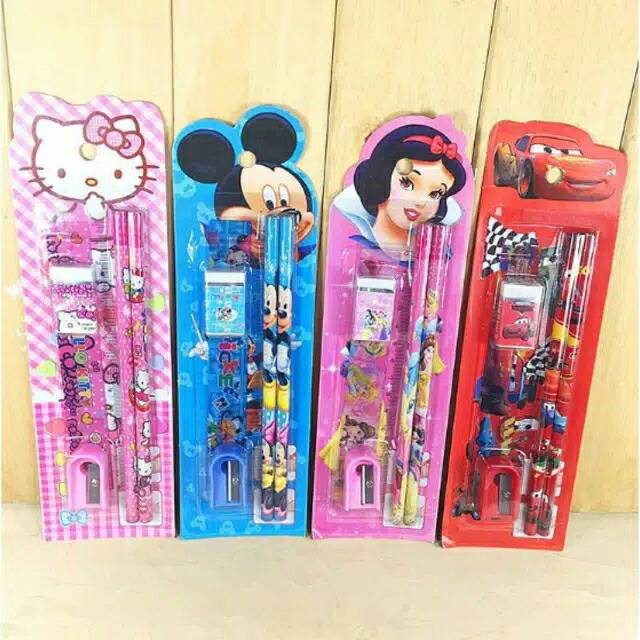 

Ftree's House - Stationary Mini Set / Set Alat Tulis Mini Karakter Anak Sekolah PAUD TK SD