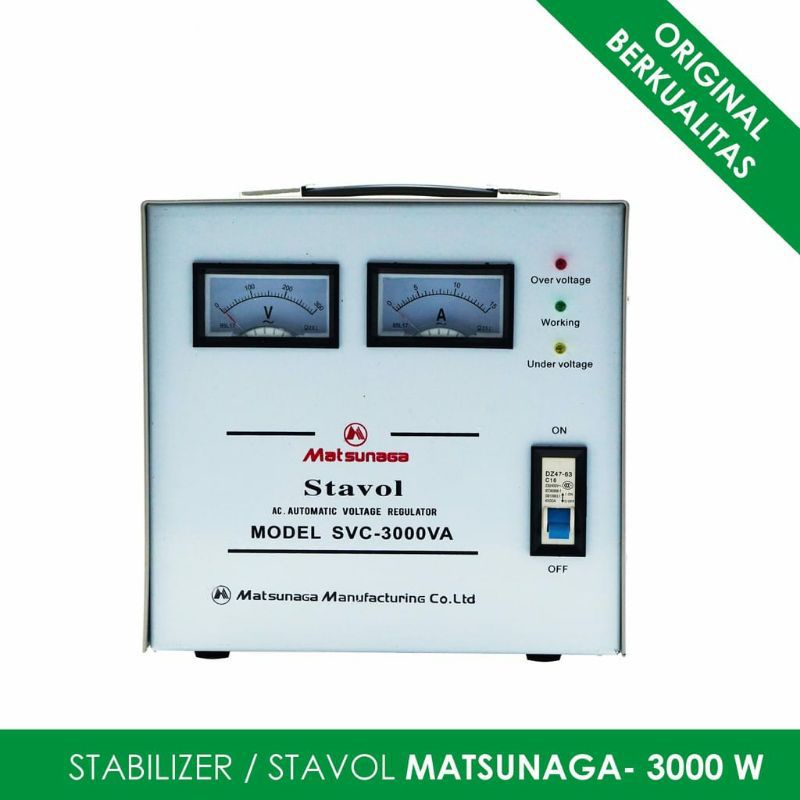 Stabilizer Matsunaga 3000watt Stavolt SVC 3000 VA