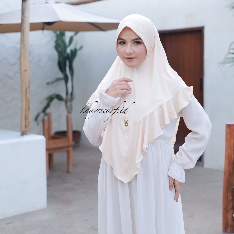 Khimar Alena Jersey Premium oleh oleh umroh dan haji