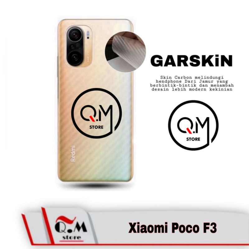 Skin Carbon Xiaomi Poco F3 /Poco X3 Pro / Poco X3 / Poco X3 NFC Garskin Back Skin Carbon