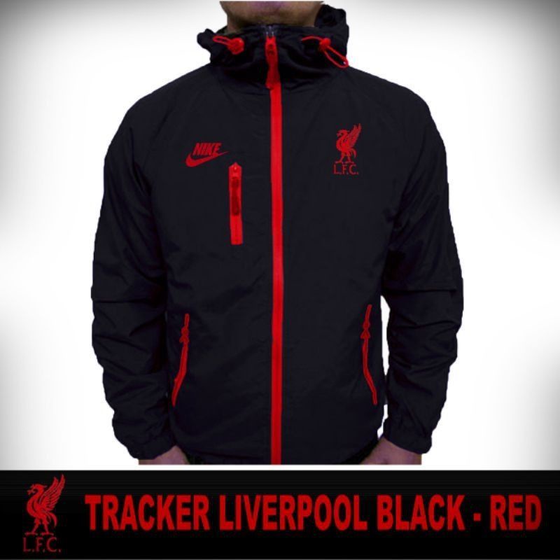 jaket tracker waterproof club bola liverpool / jaket taslan berkualitas jaket motor jaket gunung