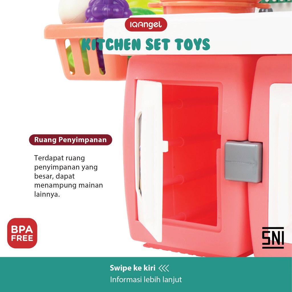 IQAngel Kitchen Set Toys / Mainan Masak Dapur