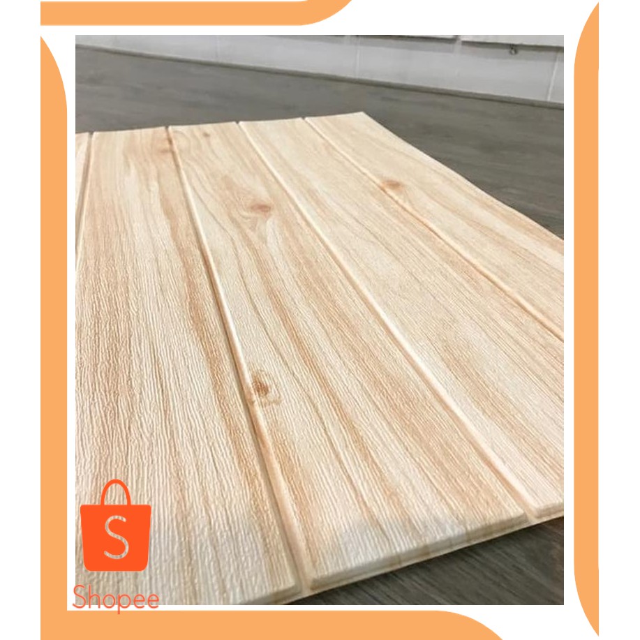 Jual onderdil WALLPAPER FOAM BRICK 3D MOTIF KAYU LIST 3 MOTIF 20DEZ Murah