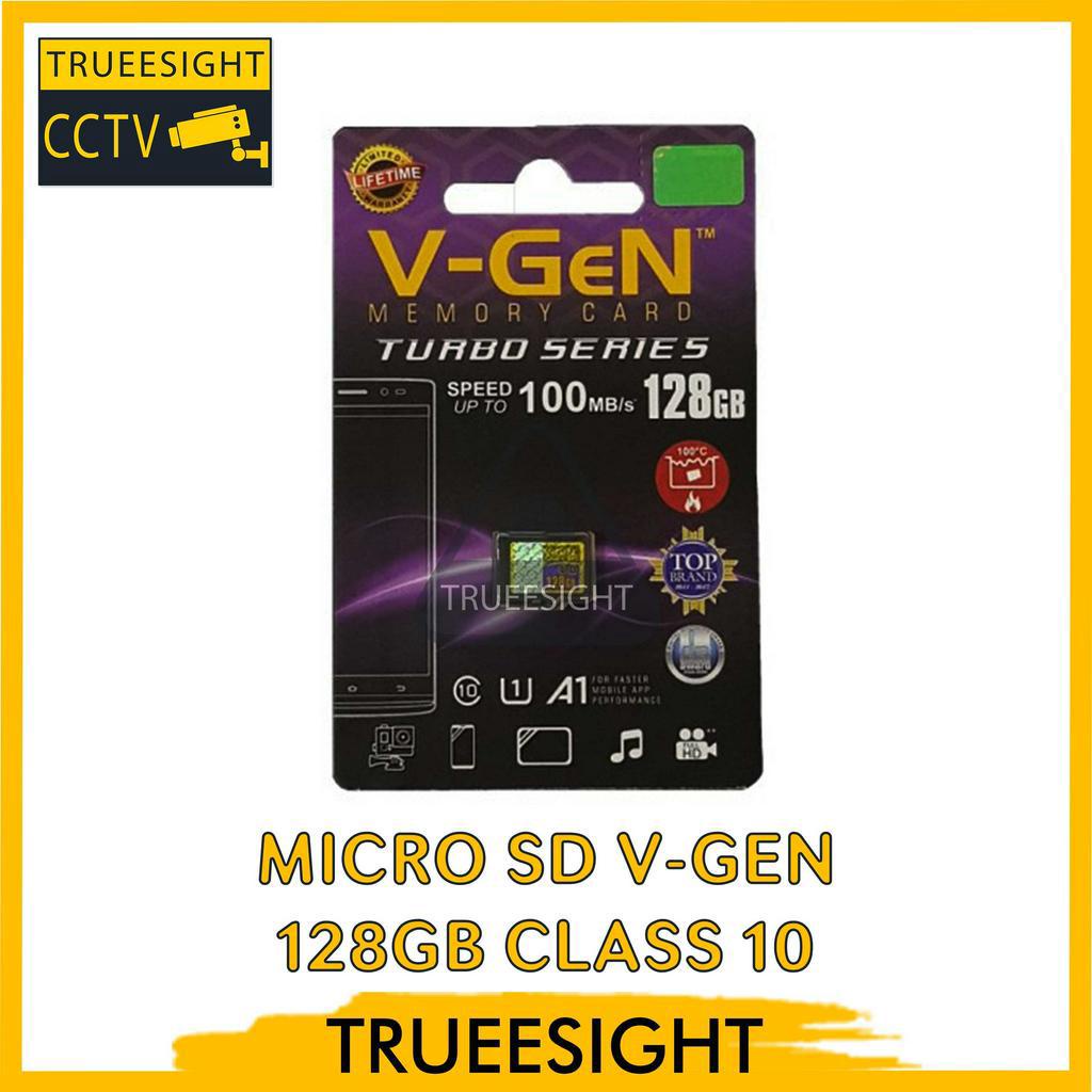 MICRO SD V-GEN MEMORY CARD 128GB CLASS