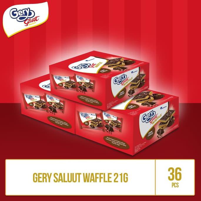 

BEST SELLER Gery Waffle Salut Coklat -21g 3 Showbox By Garudafood
