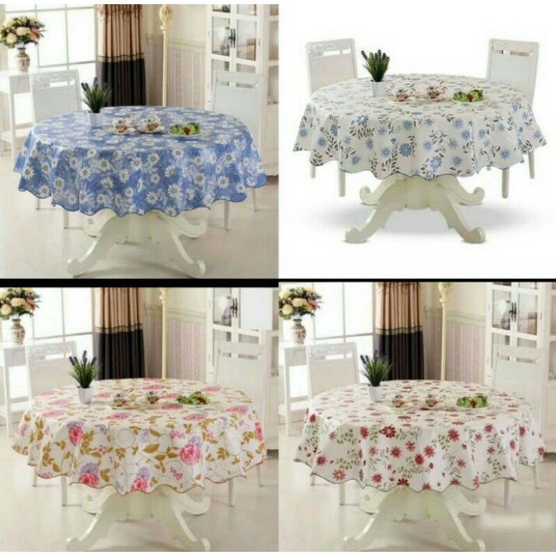 Taplak meja Bulat Round table