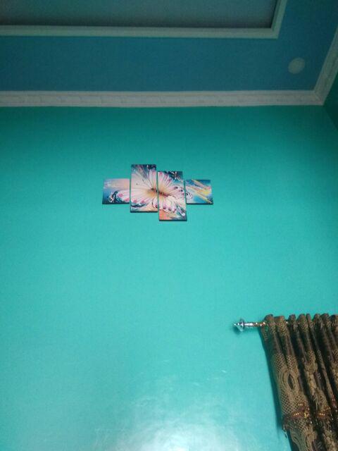 Lukisan Kupu Purple Hiasan Dinding Dekorasi Rumah