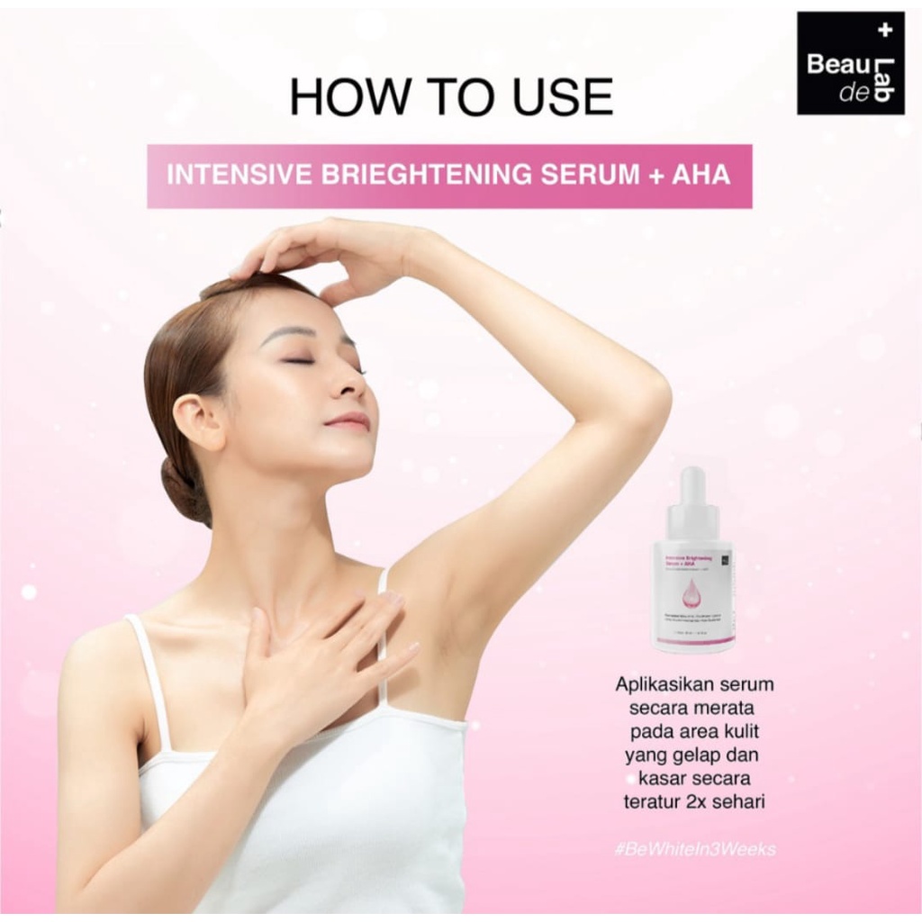 BEAUDELAB UNDERARM BRIGHTENING SERUM AHA / PEMUTIH KETIAK / SELANGKANGAN / AREA GELAP INSTANT