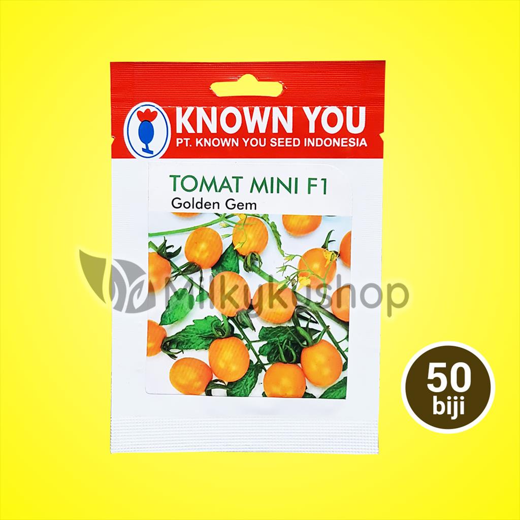 BENIH KYS KNOWN YOU SEED TOMAT MINI F1 GOLDEN GEM KEMASAN PABRIK