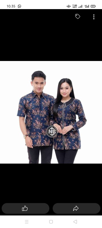 #bayardirumah Tunik Batik Wanita M L Xl Xxl Jumbo