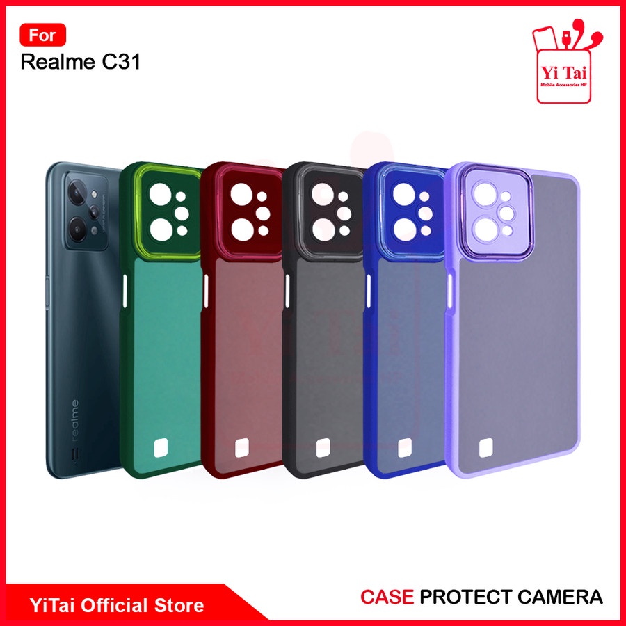 YC02 CASE YI TAI PROTECT KAMERA REALME C31 REALME NARZO 50A PRIME - BDC