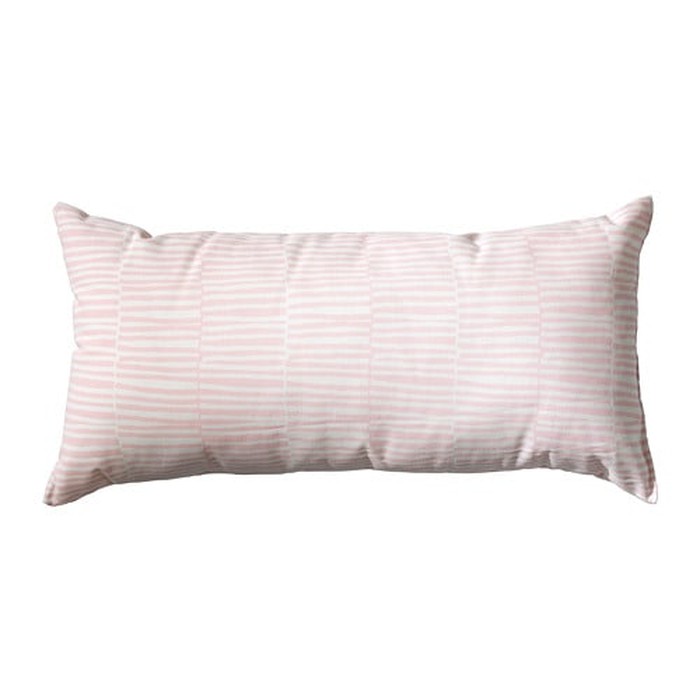 Ikea VENDLA Bantal kursi wrn pink putih uk 30x60cm