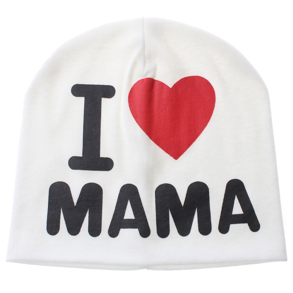 NEW Topi kupluk bayi dan anak i love papa mama