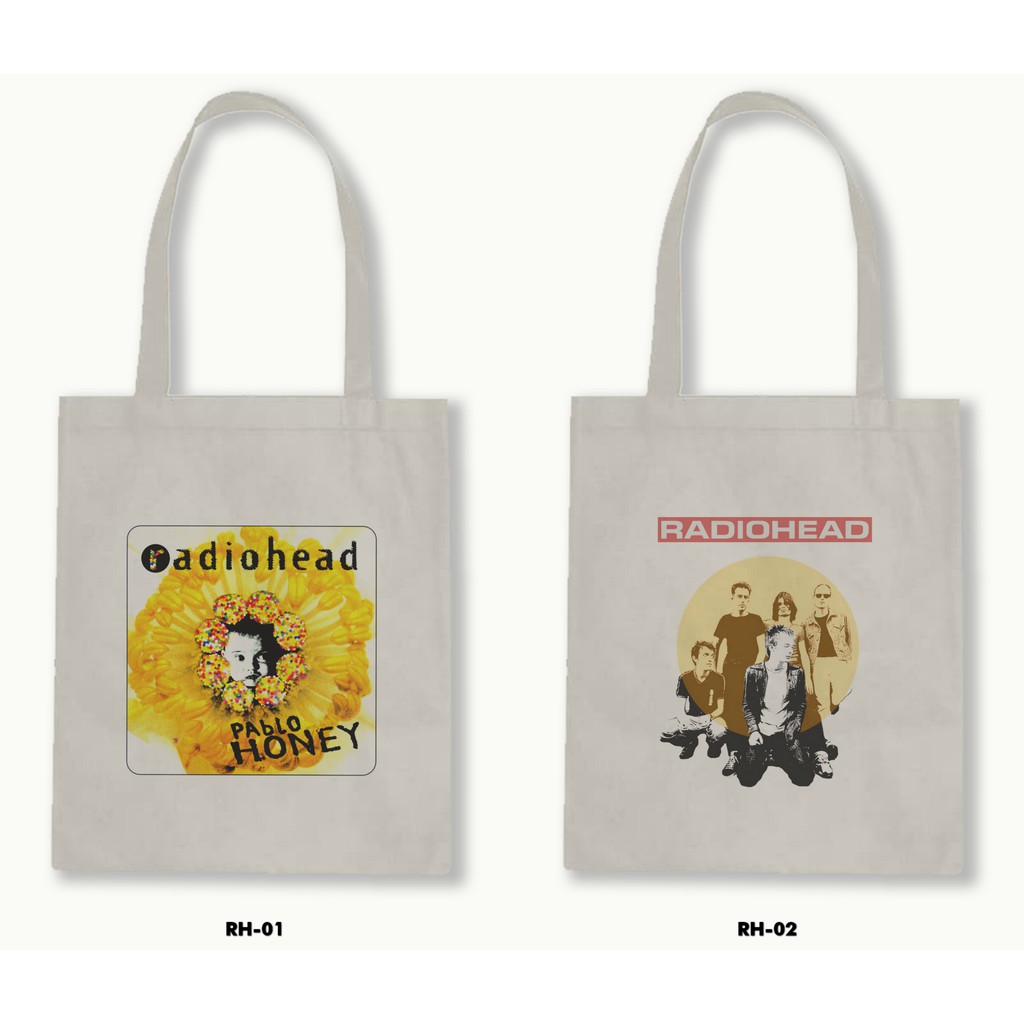 TOTE BAG BLACU - RADIOHEAD