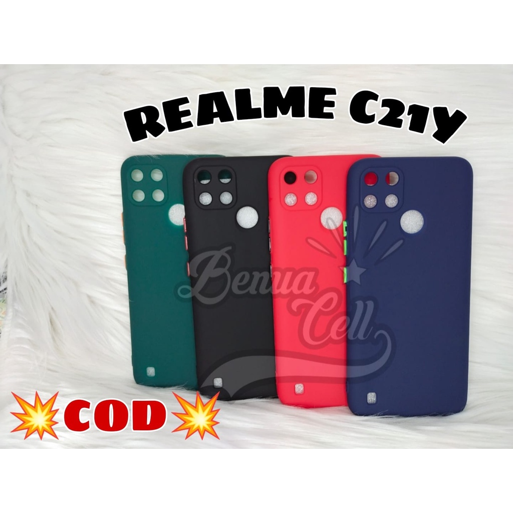 SOFTCASE MACARON REALME C21Y -REALME C25 // SOFTCASE MACARON PROTECTION KAMERA - BD