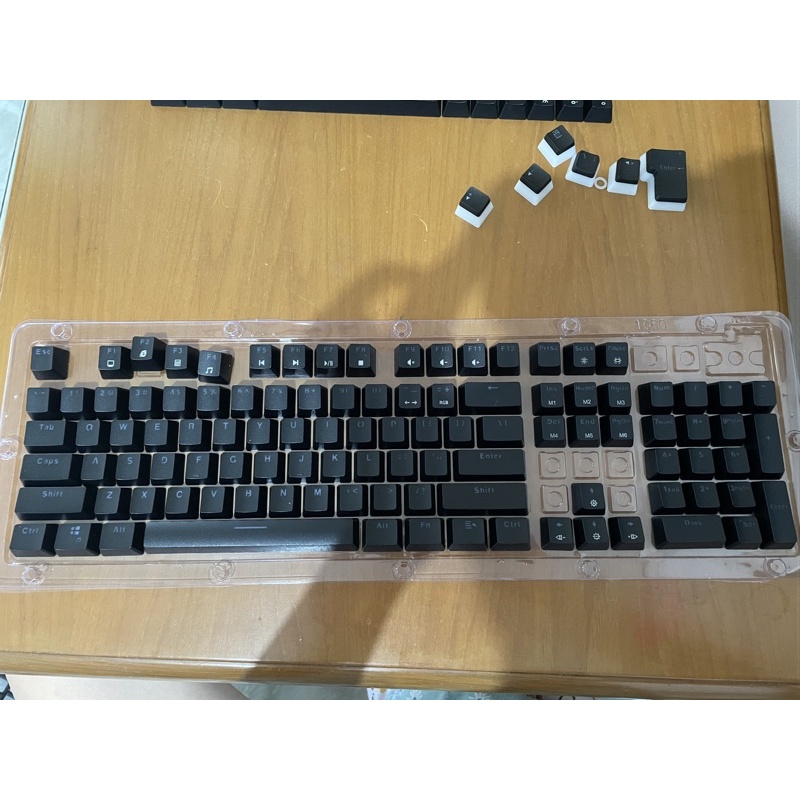 READY ‼️ TECWARE - KEYCAPS ORIGINAL BAWAAN TECWARE SPECTRE PRO BLACK MECHANICAL GAMING KEYBOARD