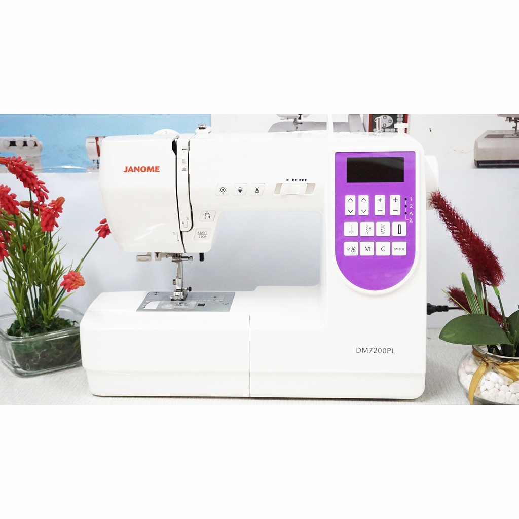 mesin jahit portable merk Janome type DM7200PL - ungu