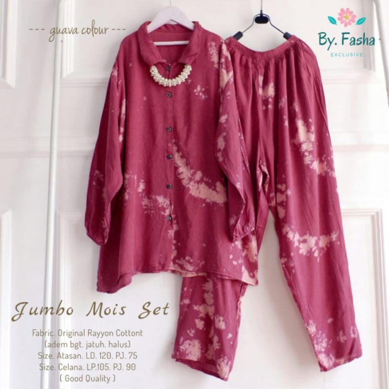 jumbo mois set setelan by fasha