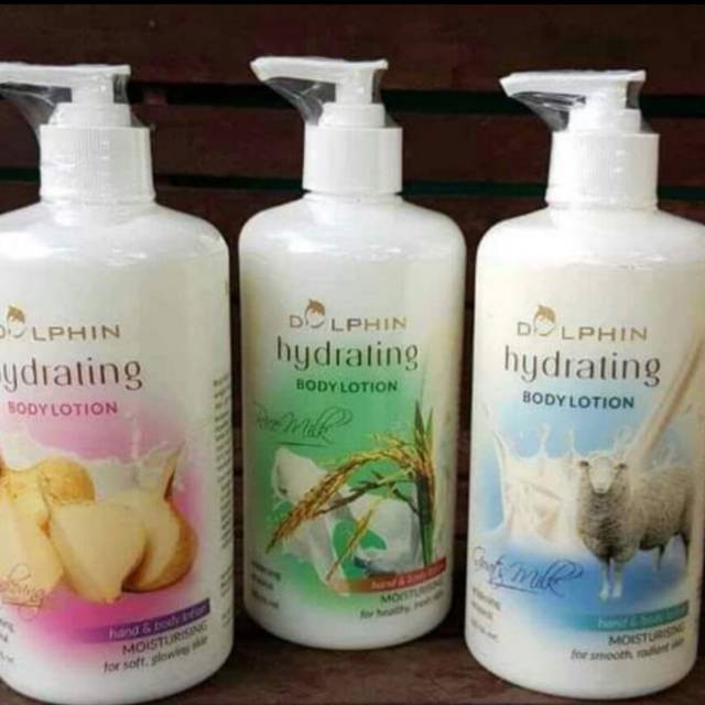 Dolphin Body Lotion Dolphin Hydrating Body lotion Kemasan 500ml Ori Sudah BPOM