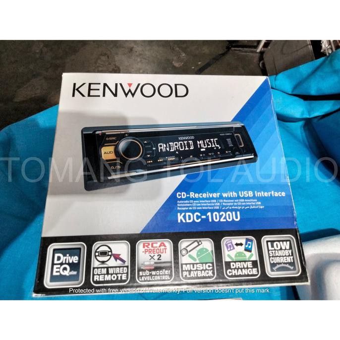 HEAD UNIT KENWOOD KDC-1020U SINGLE DIN