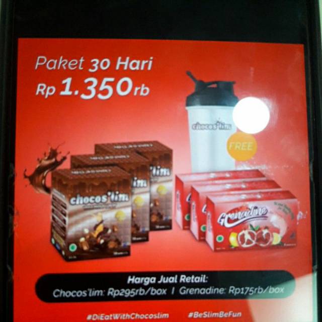 

Chocoslim Paket 30 Hari