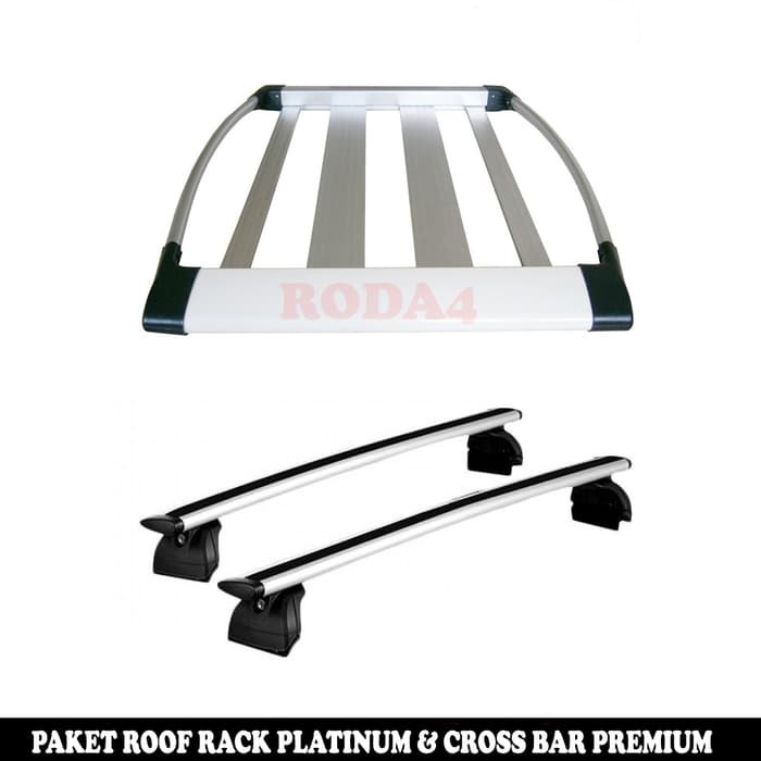 Paket Roof Rack Platinum & Cross Bar Premium All New Pajero