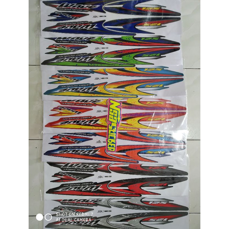 striping variasi kharisma wave 125