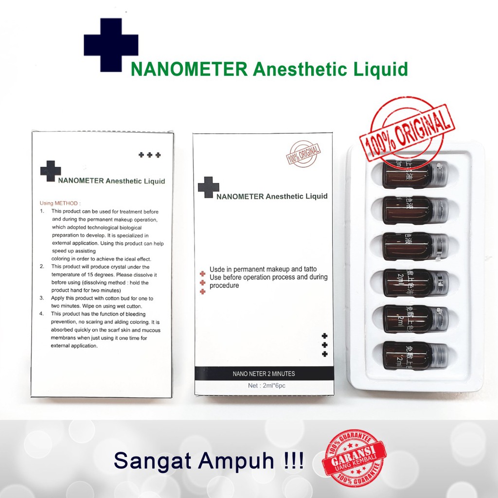 NANOMETER Anesthetic Liquid ORIGINAL / Anestesi Cair