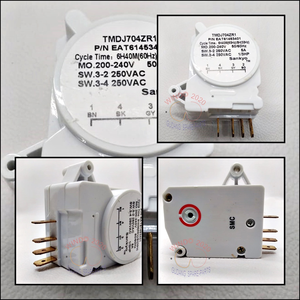 TIMER KULKAS LG SANKYO | DEFROST KULKAS LG | TIMER KULKAS TMDJ04ZR1