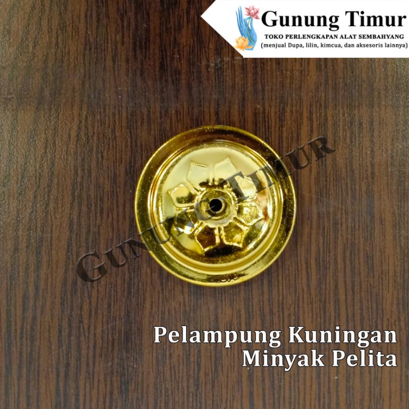 Pelampung Kuningan Sumbu Minyak Pelita