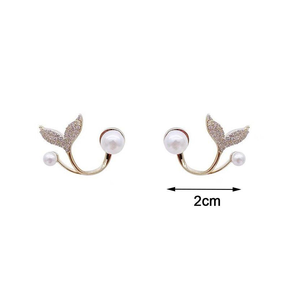 Anting LILY Retro Fishtail Untuk Perhiasan Wanita