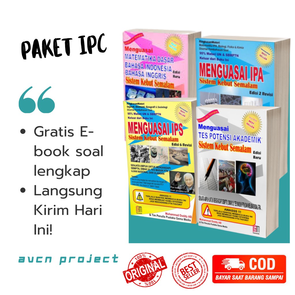 PAKET SKS IPC / BUKU SBMPTN SOSHUM/ BUKU CPNS