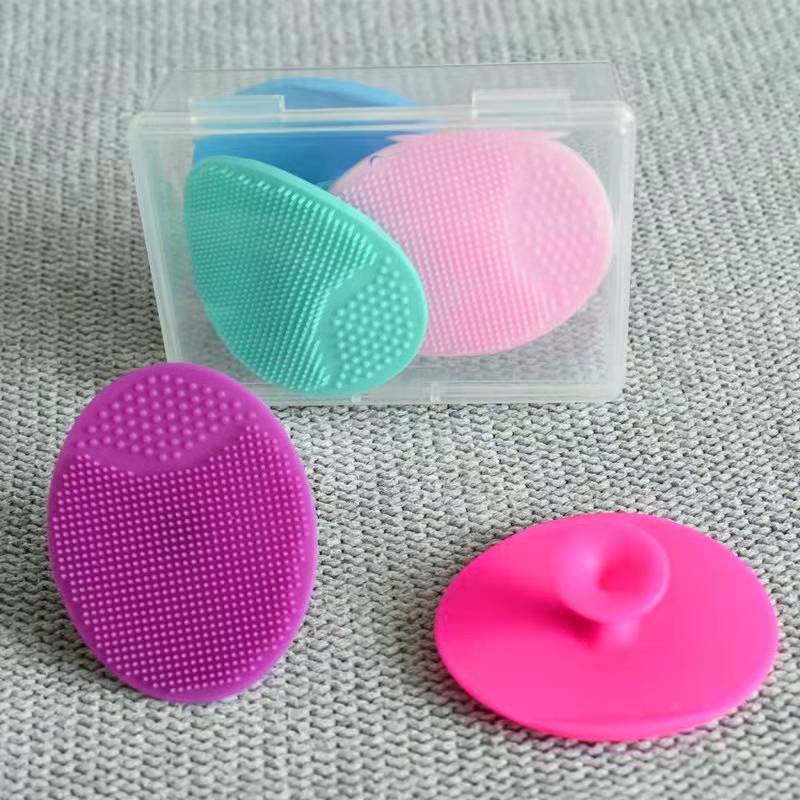 Silicone Sikat Pembersih Muka/Sikat Sampo Bayi Silikon/Facial Pad/C 222