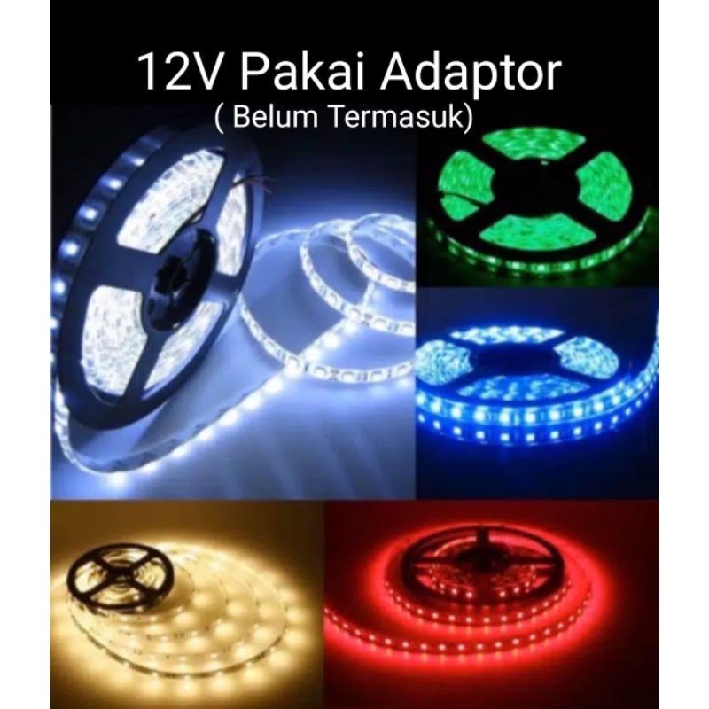 Jual Lampu Led Strip 2835 3528 Ip33 Indoor Outdoor 5 Meter 5m | Shopee ...