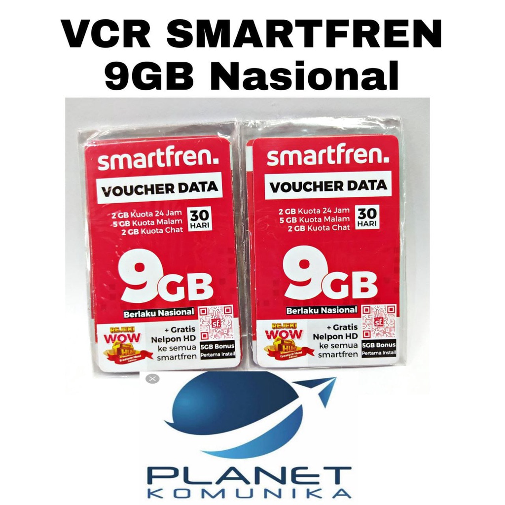 VCR SMARTFREN 9GB NASIONAL