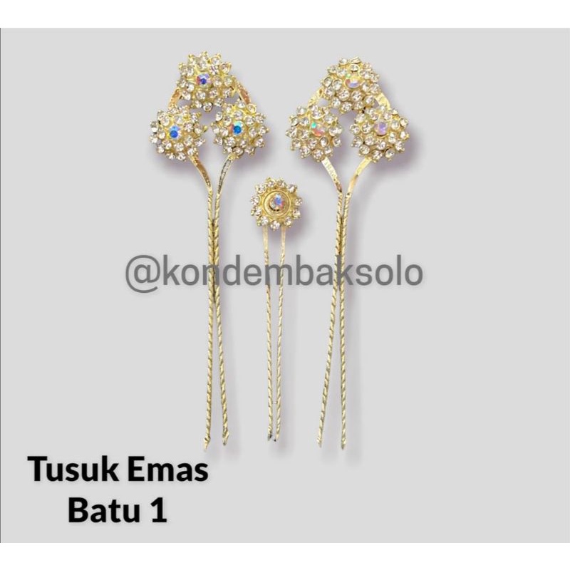 Aneka Tusuk Konde Emas Batu / Permata