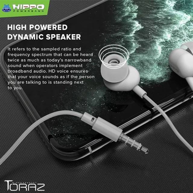 Hippo Toraz Wired Headset Stereo Sound-1