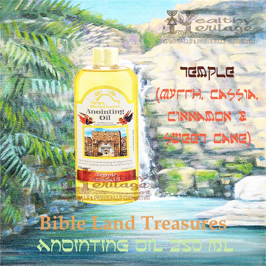 Jual Minyak Urapan TEMPLE Anointing Oil Bible Land Treasures @ 250 Ml ...