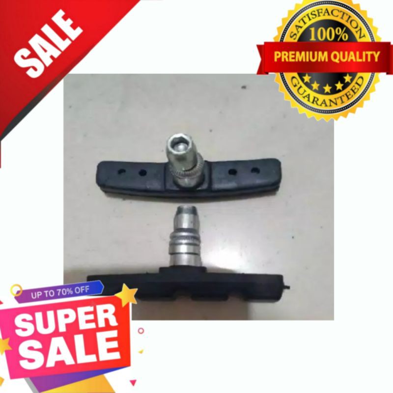 KARET REM V BRAKE SEPEDA KUNCI L LIPAT