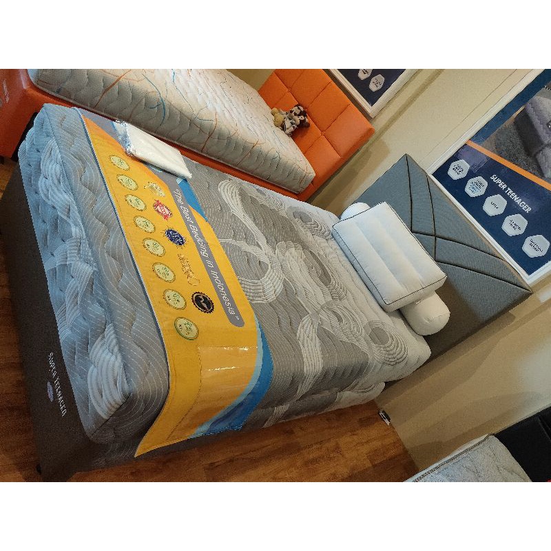original Asli comforta perfect teenager latex series 120x200 2 in 1 sorong kasur spring bed