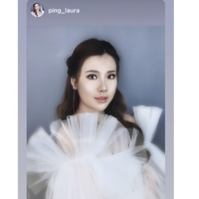 𝙏𝙪𝙩𝙪𝙡𝙡𝙚 Bloomy Ruffle Tile Set / Ruffle Makeup / Ruffle MUA / Kimono Makeup / Kimono Pengantin