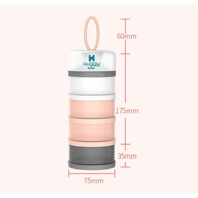 Huggy Baby MS001 Stacked Milk Container - B101004