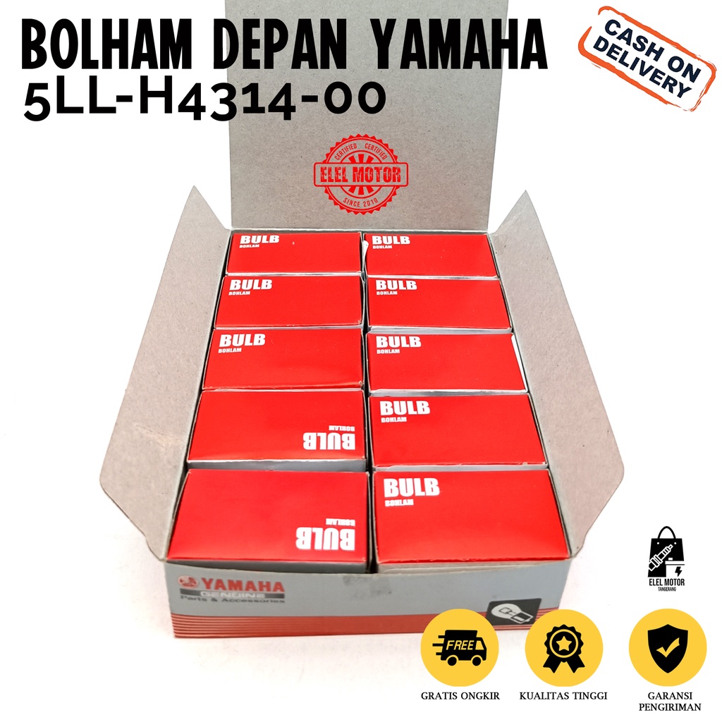Bohlam Bolham Lampu Depan Motor Yamaha Mio - Mio J - Mio M3 - Semua Motor Yamaha / Lampu Depan Yamah