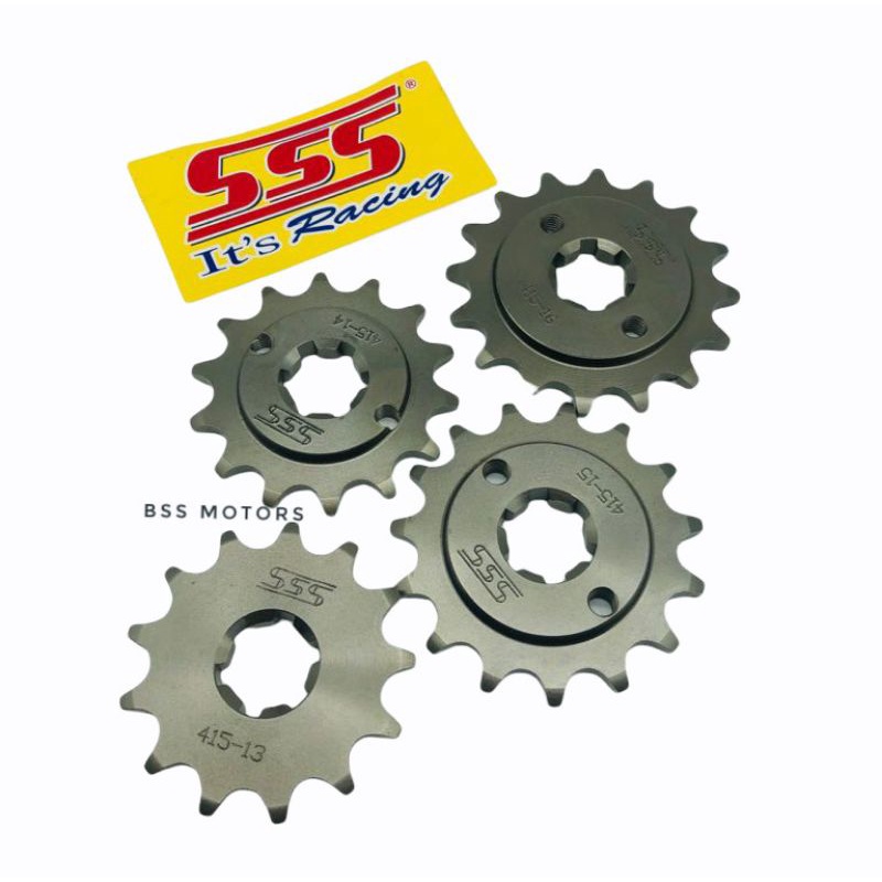 Gear Gir Depan 415 428 ukuran 13 14 15 16 Ninja RR, Ninja R, Vixion, Vixion Old, Vixion New, Nva