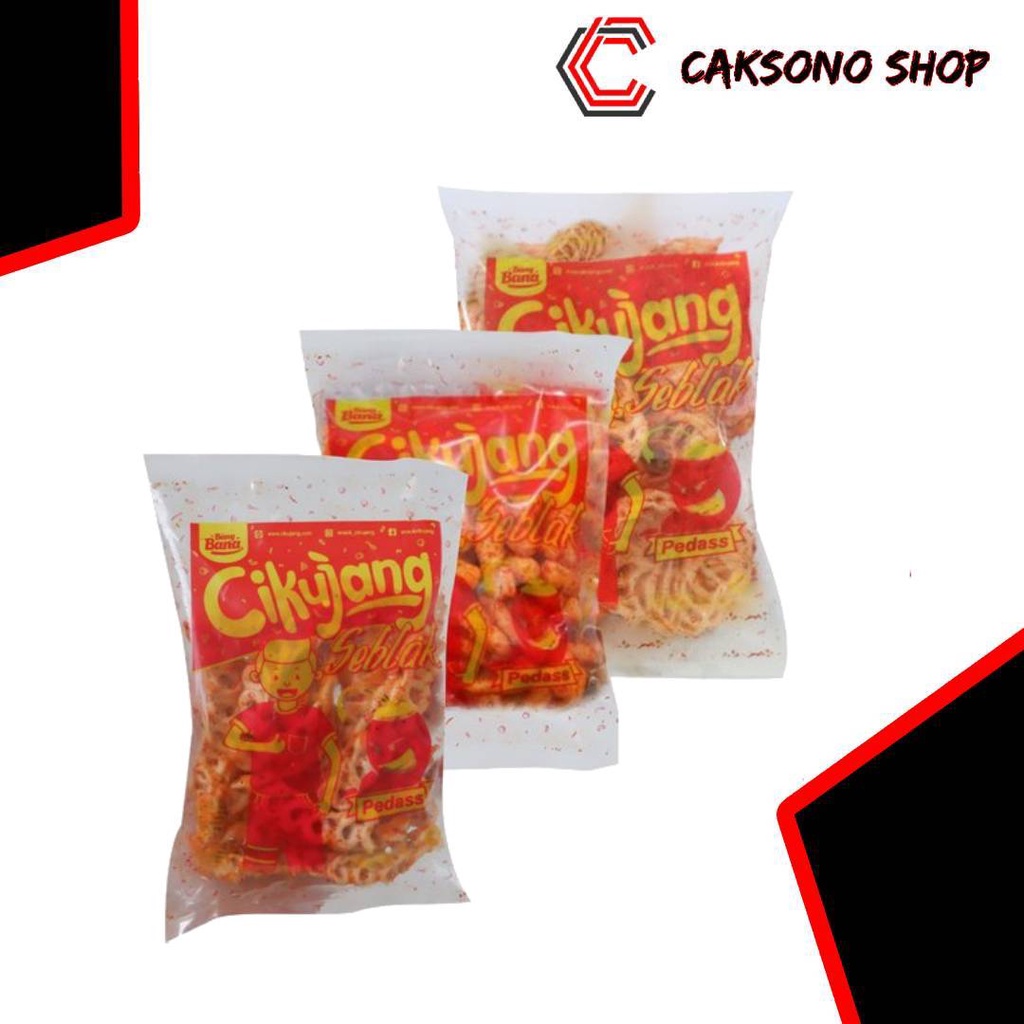Cikujang Seblak dan Toppoki kemasan pcs 45 gram