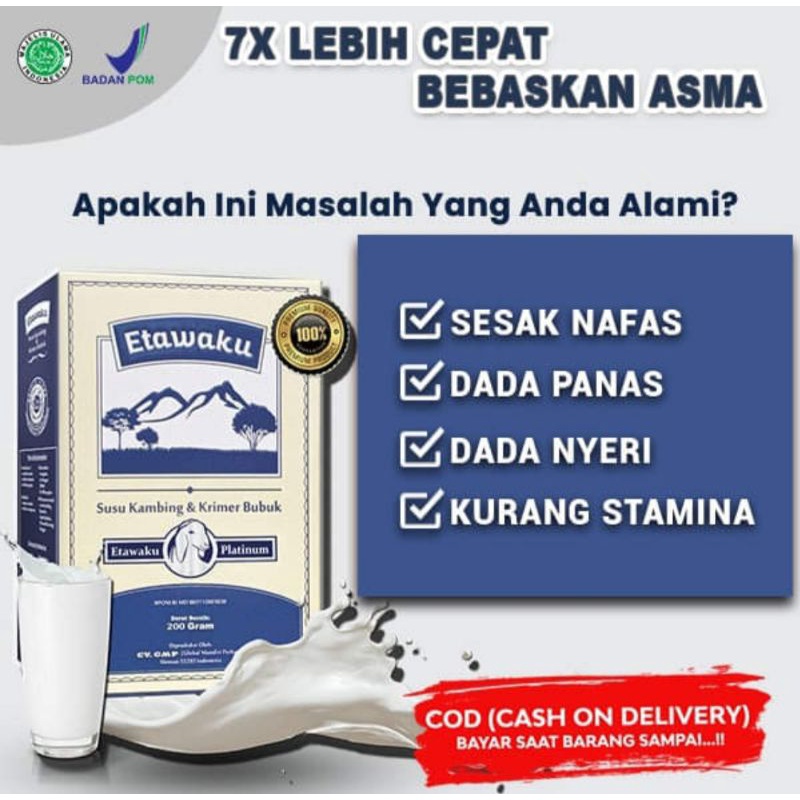 

Etawaku Platinum Susu Kambing Kesehatan Untuk Sendi dan Tulang