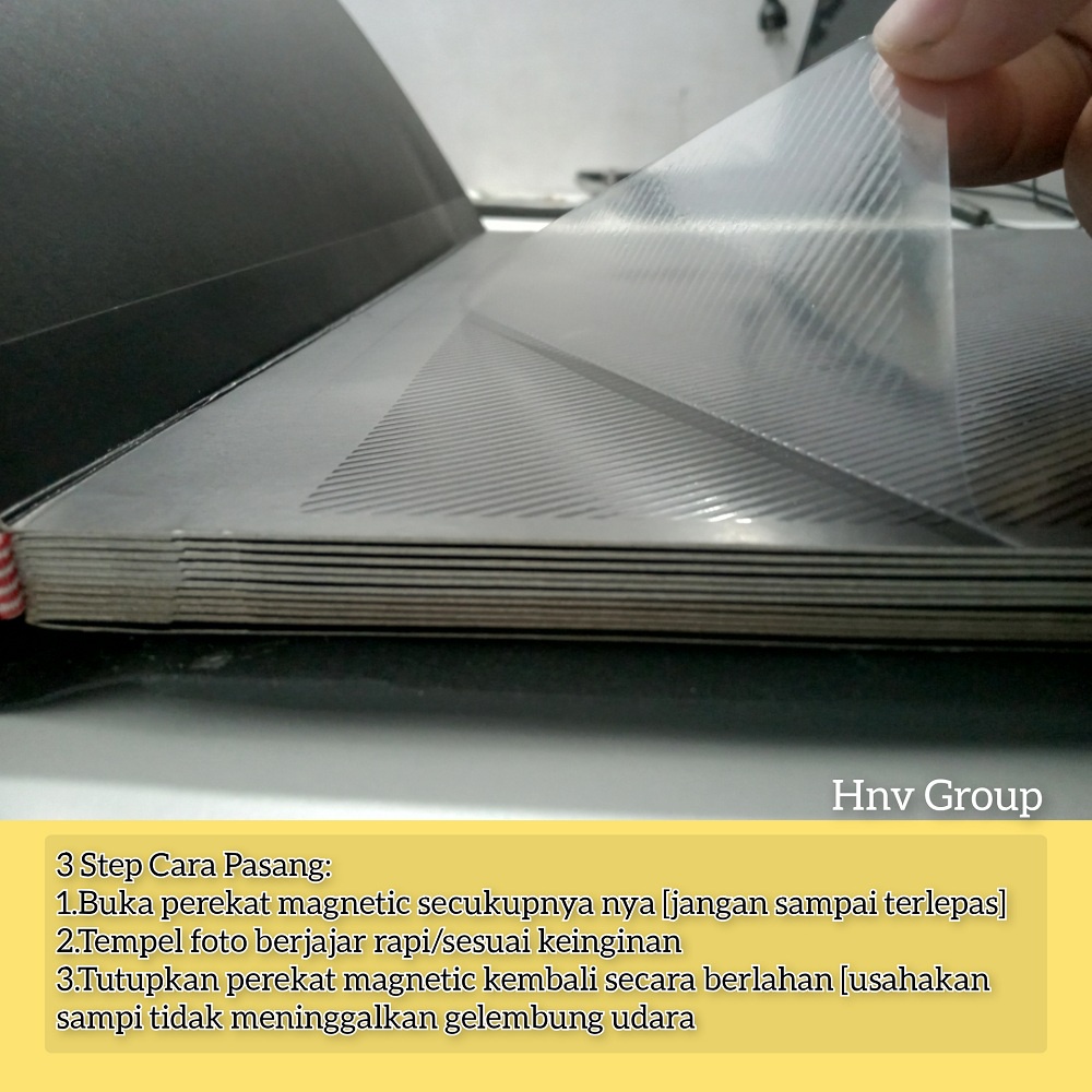 [PROMO] BUKU ALBUM FOTO PEREKAT MAGNETIK 3R/4R/5R/6R/8R/10R MEDIUM SIZE BLACKSHEET