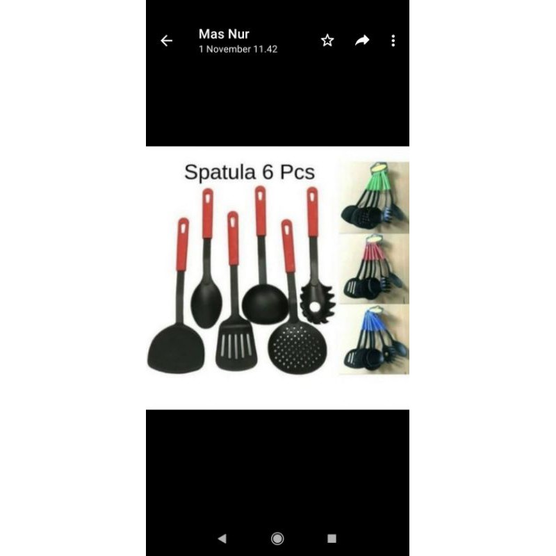 spatula/ sutil set 6in 1