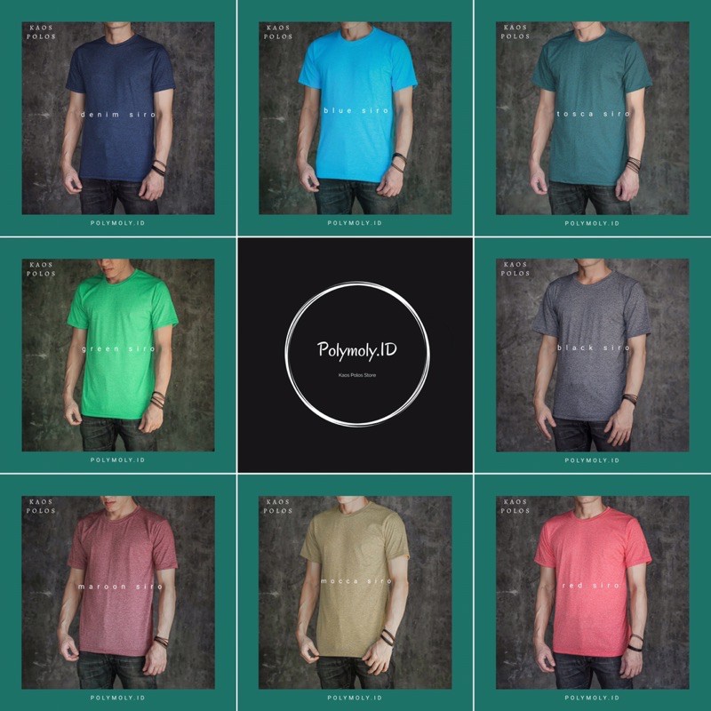 KAOS POLOS SIRO (CVC CHAMELEON 30S) -UNISEX